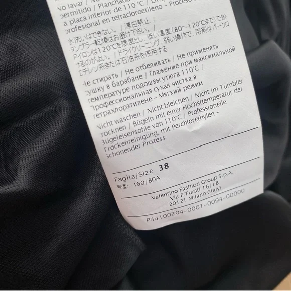 Cedric Charlier Velvet Skirt Sz 38 - Picture 8 of 8